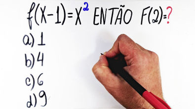Seja f(x-1)=x² Então f(2) é? | DESAFIO #22