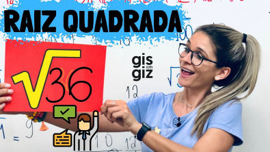 RAIZ QUADRADA 6 ANO - \Prof Gis/ - Matemática