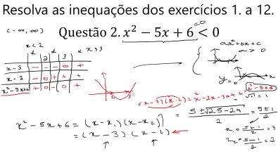 Lista 1 de Cálculo I A , questão 2 vídeo