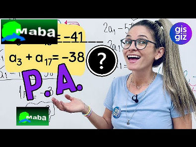 PROGRESSÃO ARITMÉTICA (PA) - Com a professora Gis - Matemática