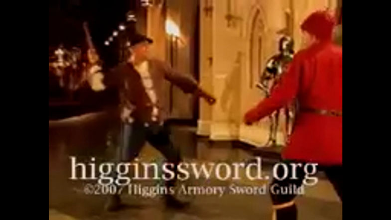 Medieval Dagger Combat Demonstration